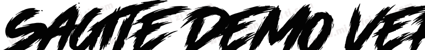 Sagite DEMO VERSION字体转换